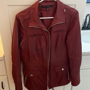 White House black market wine colored jacket